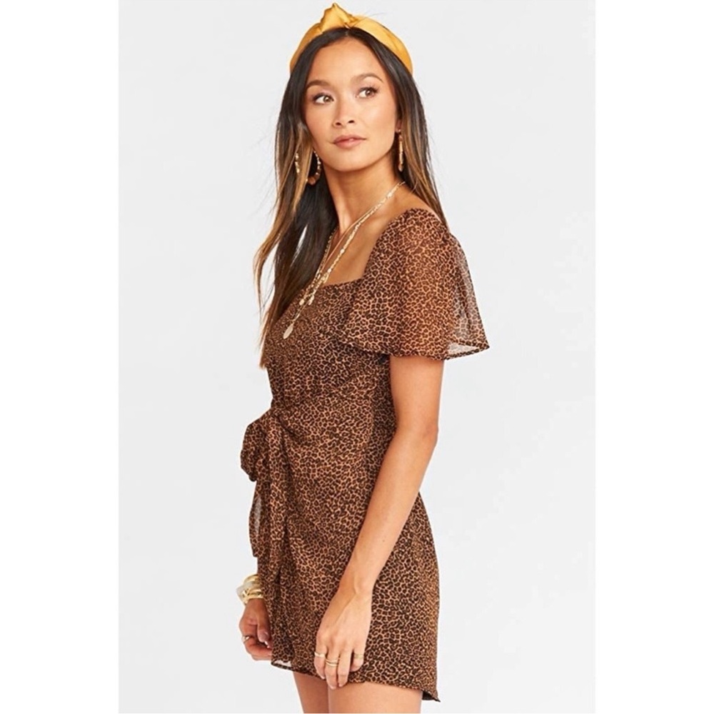 Show Me Your Mumu Leopard Print Romper women’s size medium